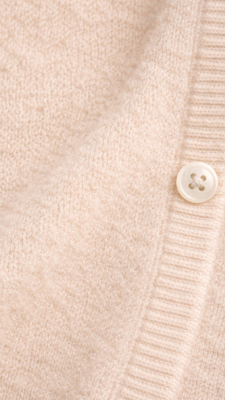 Cardigan Donna in Cashmere Bottoni Scollatura a V