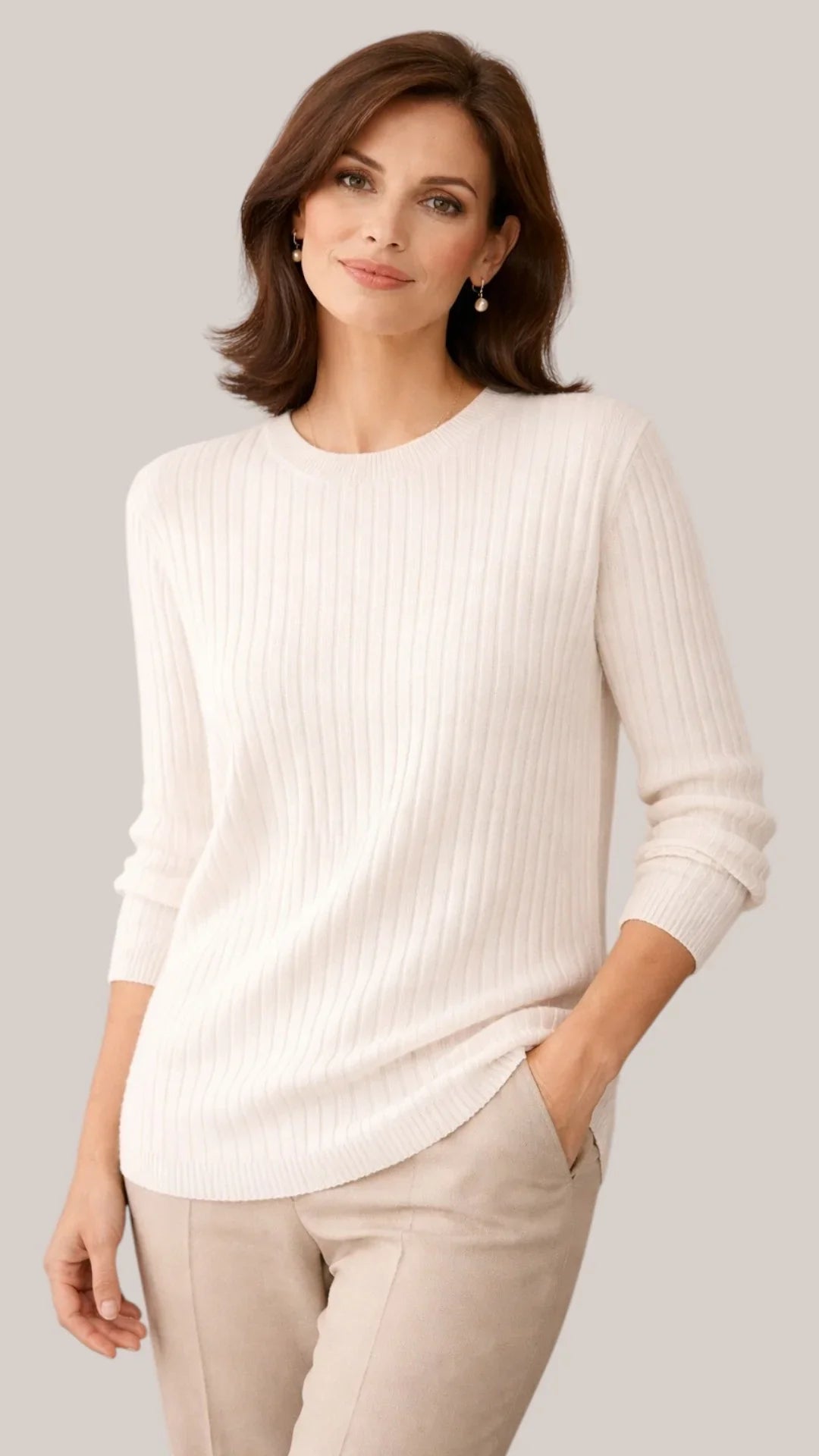Maglia Uomo in Lana Girocollo Manica Lunga