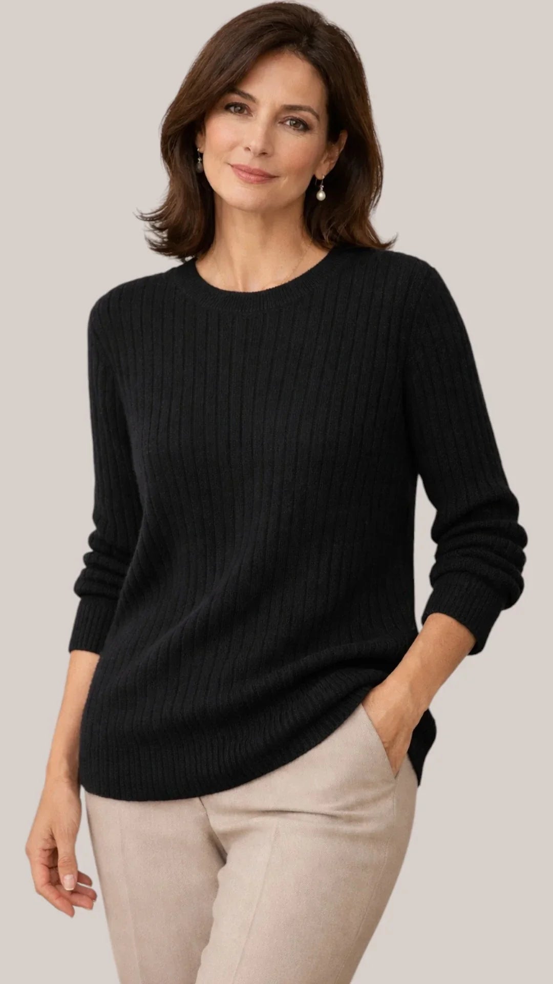 Maglia Uomo in Lana Girocollo Manica Lunga