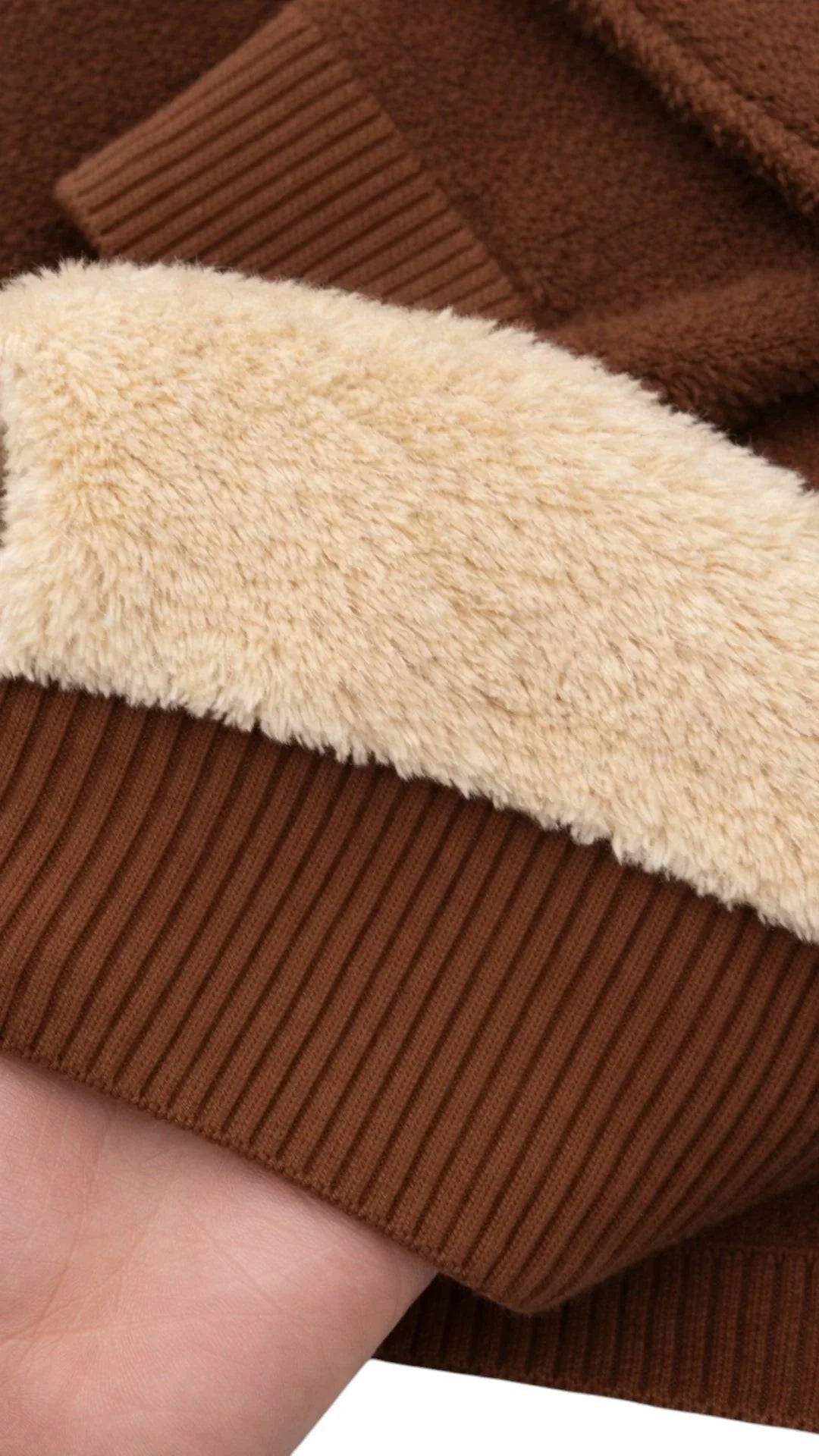 Maglione Uomo Collo Alto Manica Lunga Vestibilità Elastica