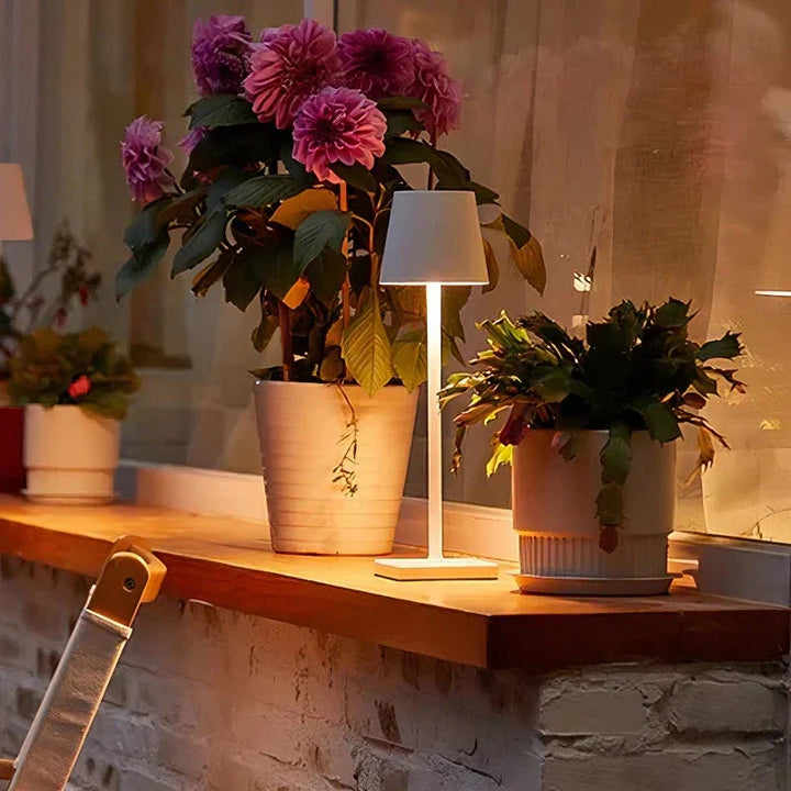 Lampada da Tavolo Ricaricabile Senza Fili Design Elegante