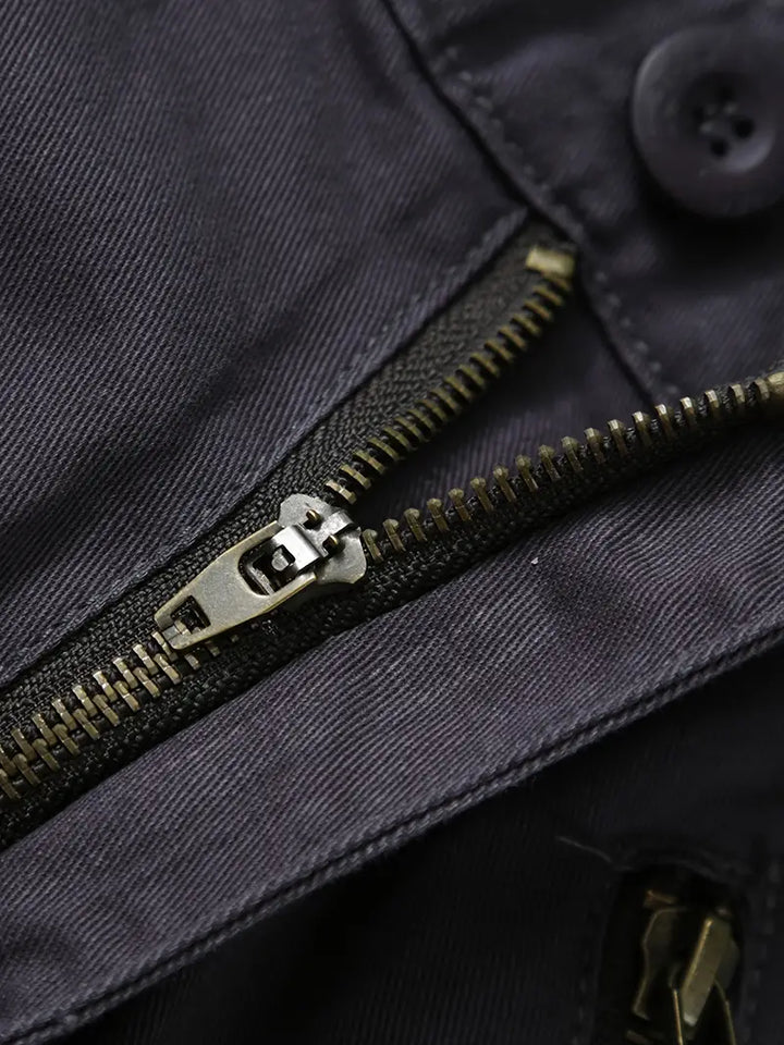 Pantaloni Cargo Uomo Cotone Comodi Vestibilità Regolare