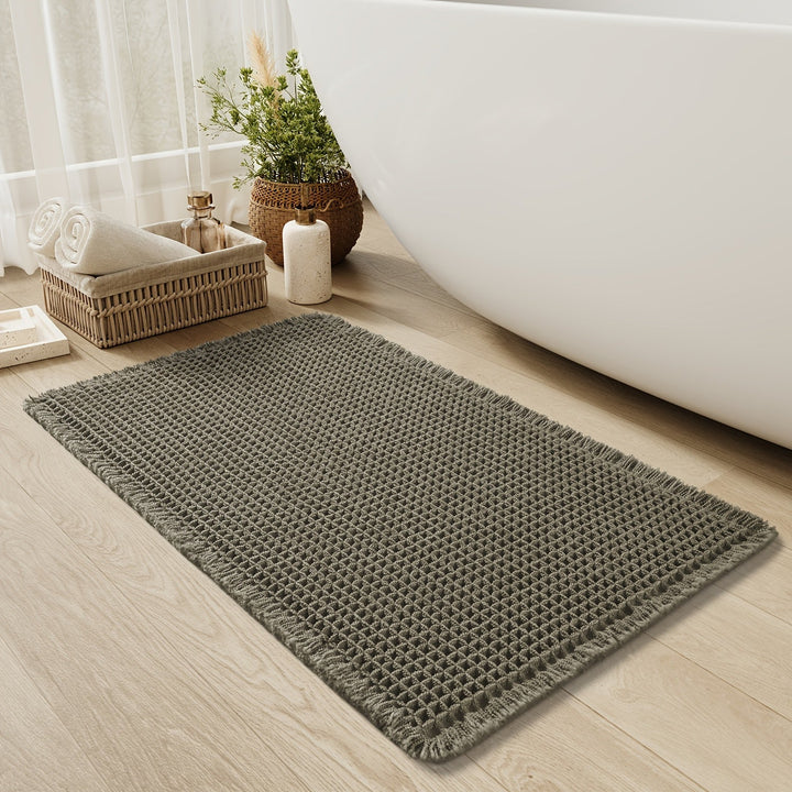Tappetino Bagno Unisex in Microfibra Antiscivolo Asciugatura Rapida