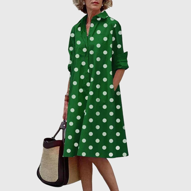 Abito Donna con Tasche Pratico Vestibilità Classica