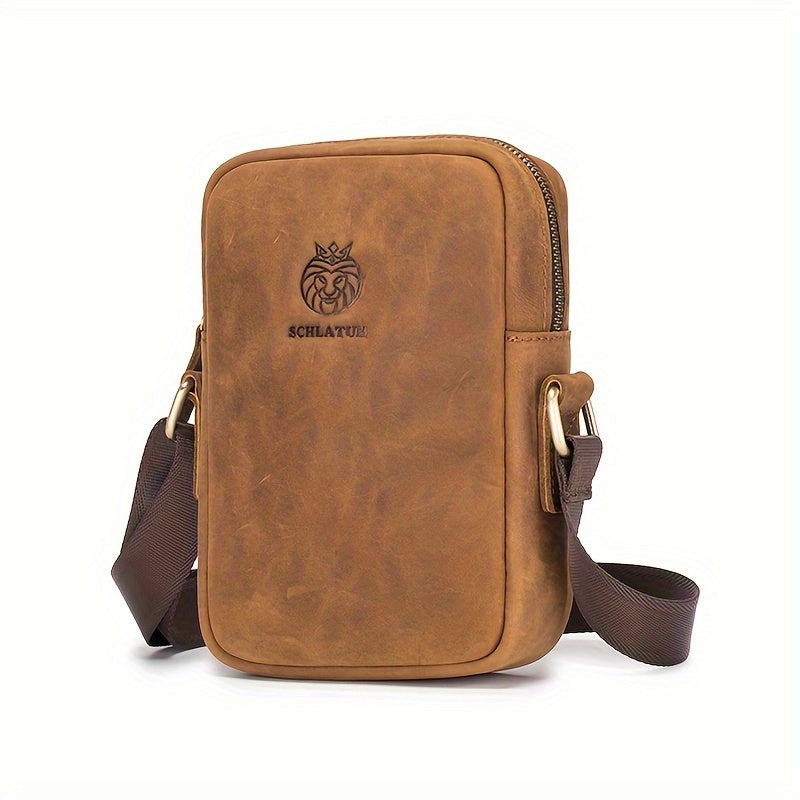 Borsa a Tracolla Uomo in Pelle Morbida Elegante - Vesarelli