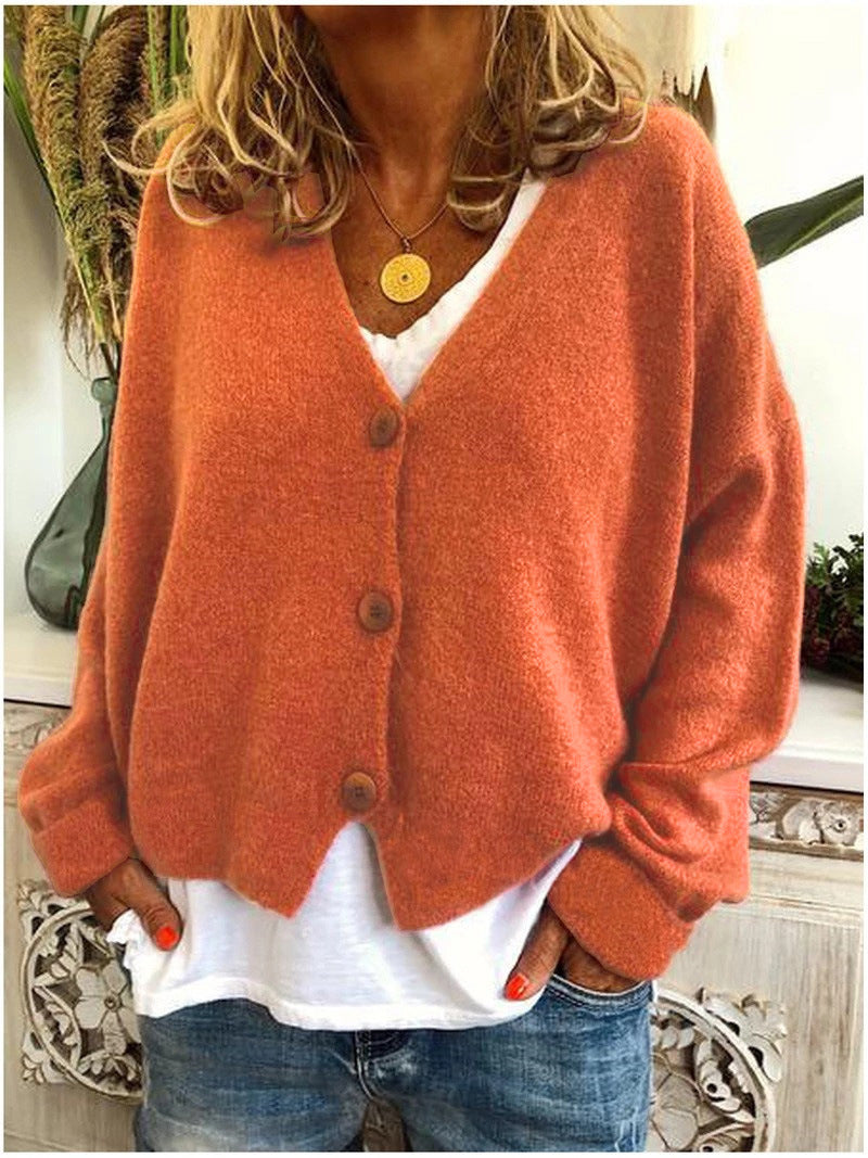 Cardigan Donna Lavorato a Maglia Morbido