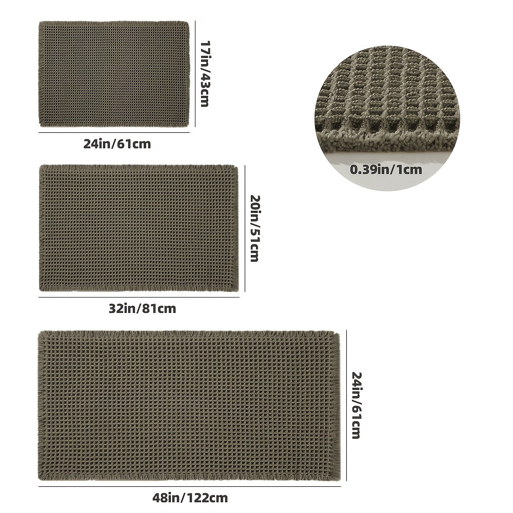 Tappetino Bagno Unisex in Microfibra Antiscivolo Asciugatura Rapida