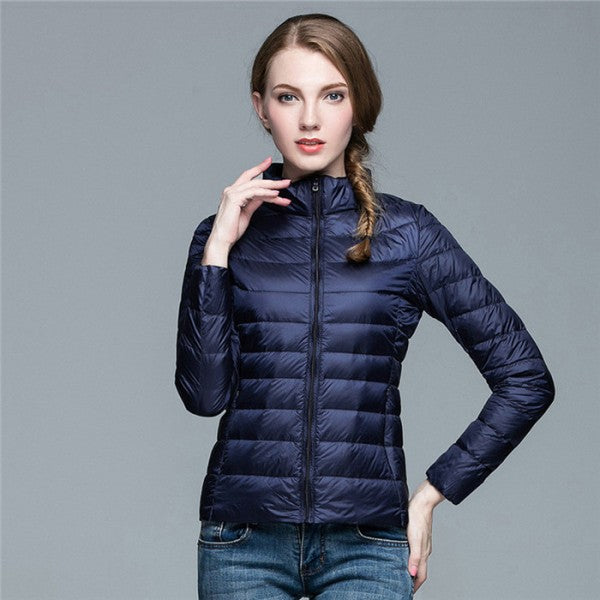 Piumino Donna Leggero Impermeabile Vestibilità Primaverile