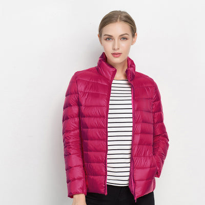 Piumino Donna Leggero Impermeabile Vestibilità Primaverile