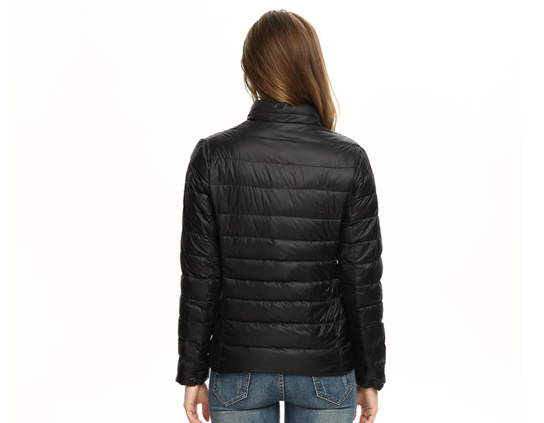 Piumino Donna Leggero Impermeabile Vestibilità Primaverile
