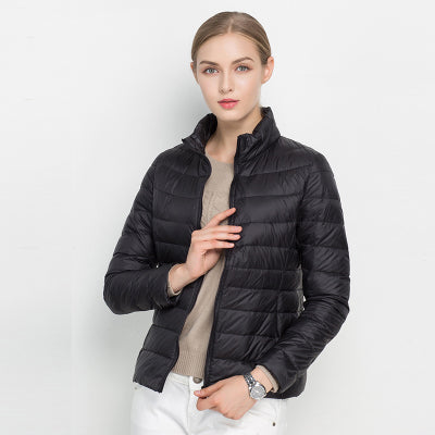 Piumino Donna Leggero Impermeabile Vestibilità Primaverile