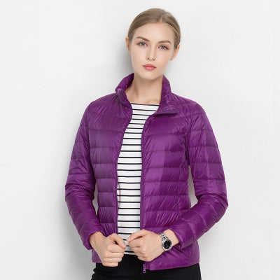 Piumino Donna Leggero Impermeabile Vestibilità Primaverile