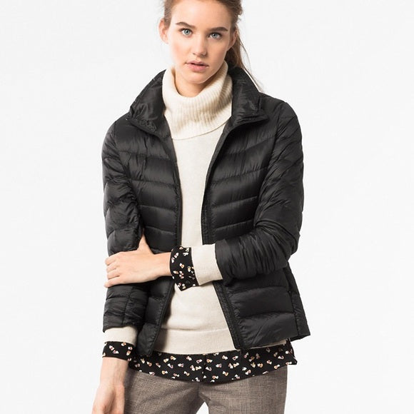 Piumino Donna Leggero Impermeabile Vestibilità Primaverile