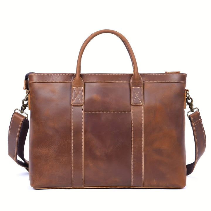 Borsa a Tracolla Uomo per Laptop Pelle Vintage Viaggio - Vesarelli