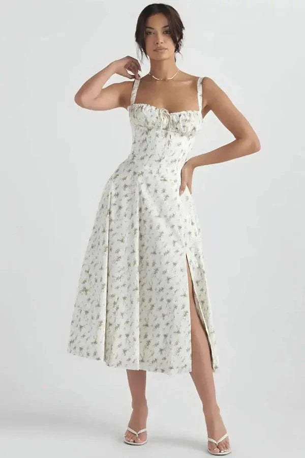 Abito Midi Donna Estivo Svasato Leggero