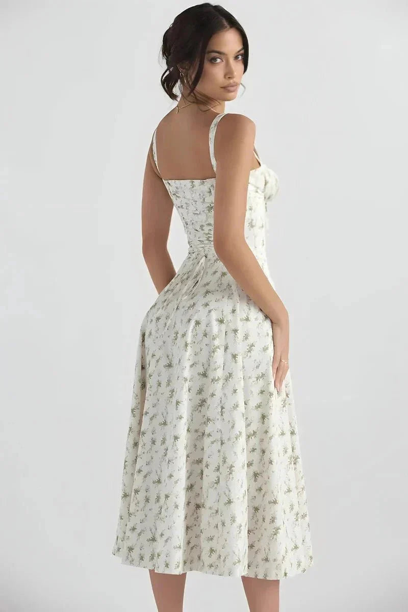 Abito Midi Donna Estivo Svasato Leggero