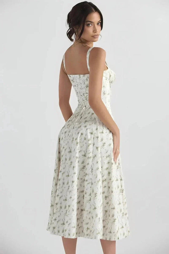 Abito Midi Donna Estivo Svasato Leggero