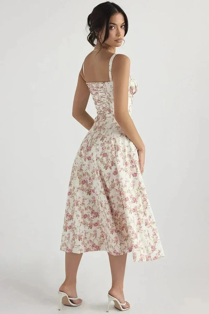 Abito Midi Donna Estivo Svasato Leggero
