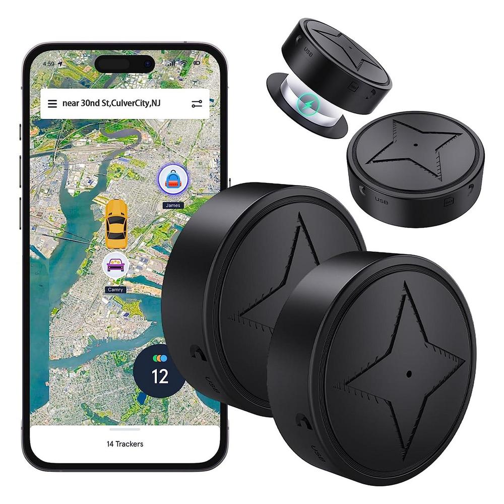 Localizzatore GPS Compatto Magnetico Tracciamento in Tempo Reale