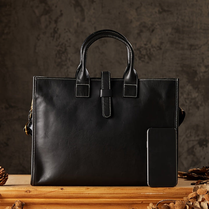 Borsa Tracolla Uomo in Pelle per Laptop da Viaggio - Vesarelli