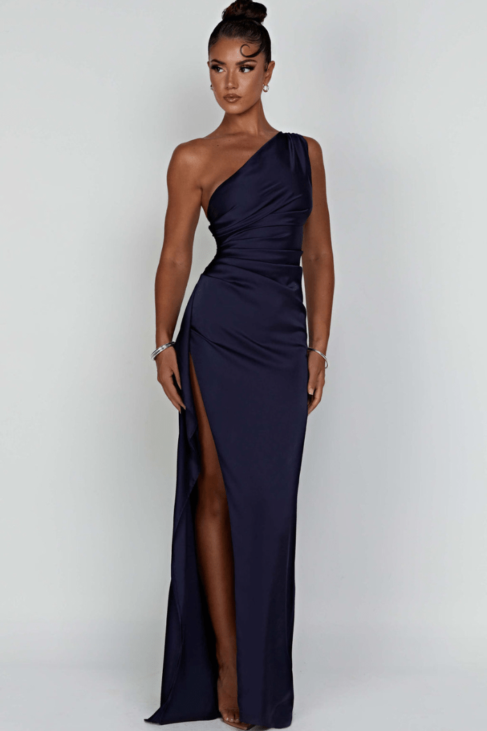 Abito Lungo Donna Semplice Linea Fluida