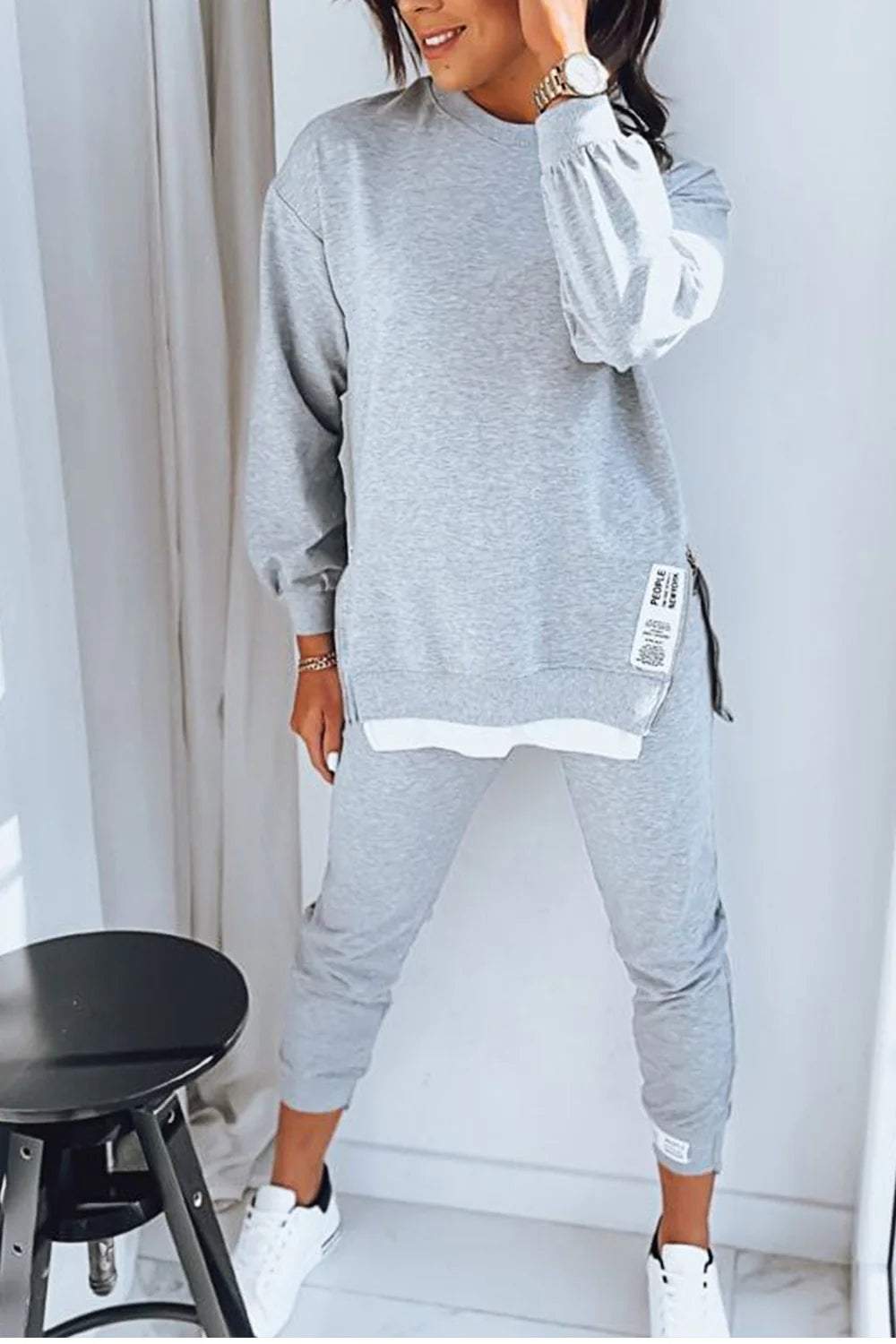 Completo da salotto Donna in misto cotone e poliestere morbido