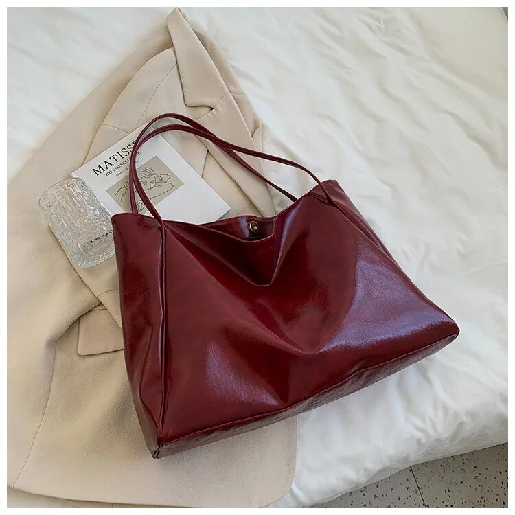 Borsa Tracolla Donna in Pelle Grande Capiente