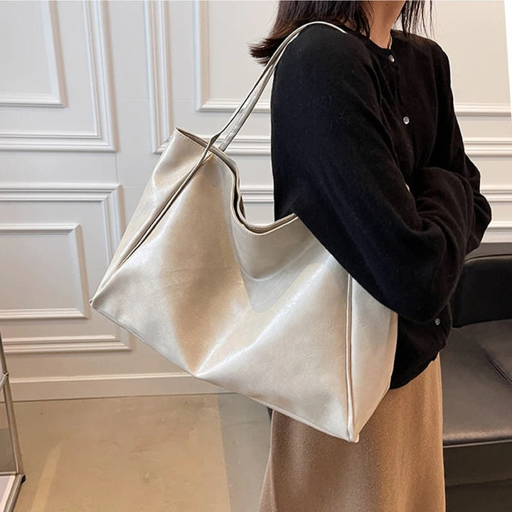 Borsa Tracolla Donna in Pelle Grande Capiente