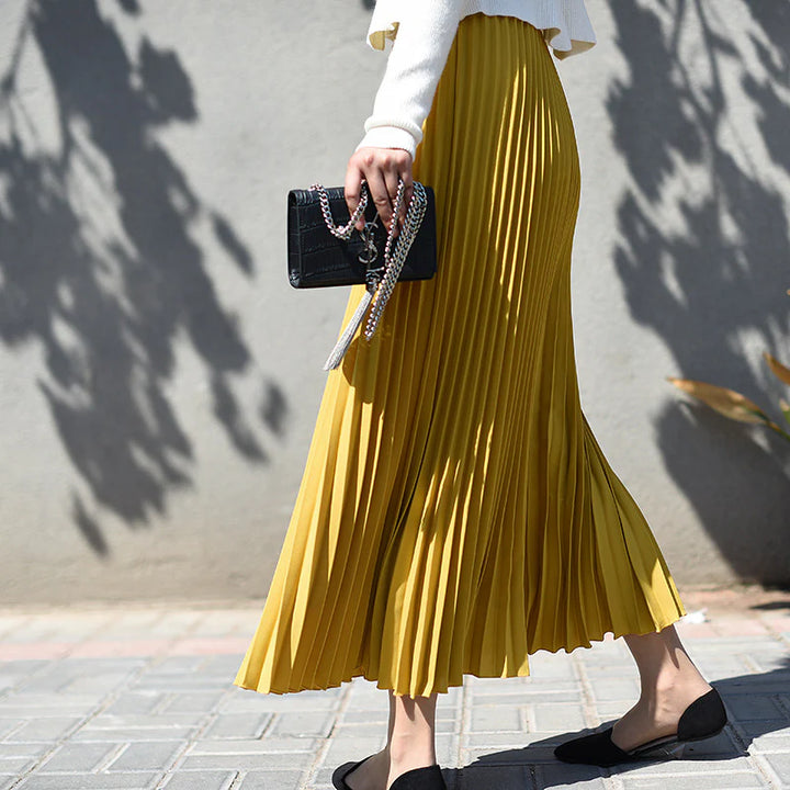 Gonna Estiva Donna Elegante Vestibilità Comoda