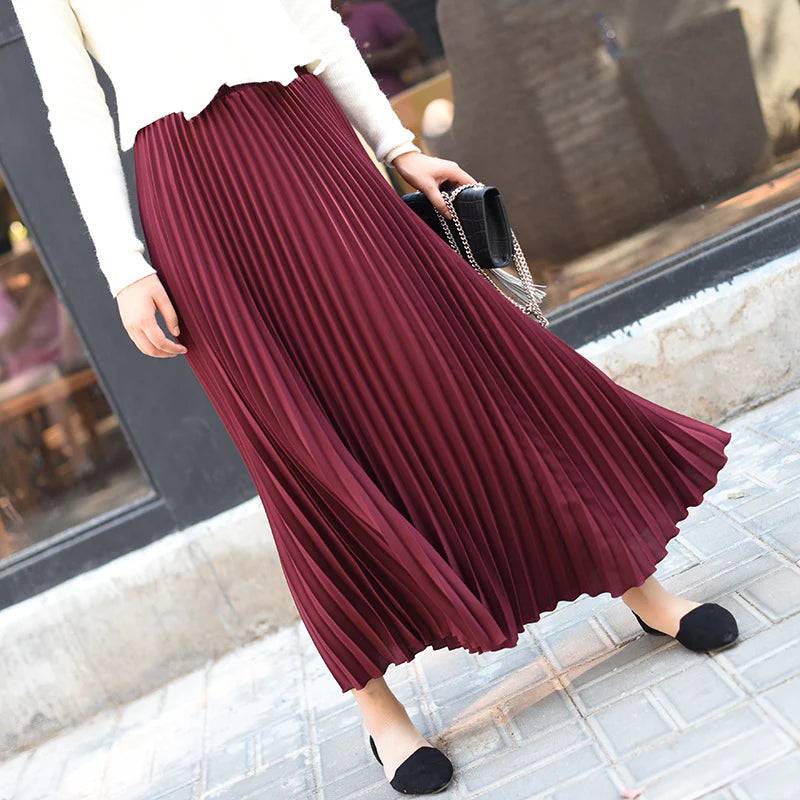 Gonna Estiva Donna Elegante Vestibilità Comoda