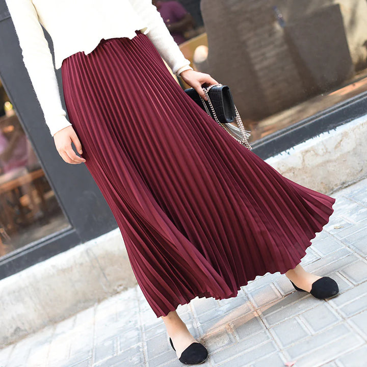 Gonna Estiva Donna Elegante Vestibilità Comoda