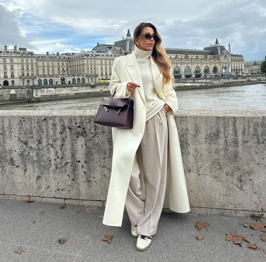 Cappotto Donna in Misto Lana Vestibilità Oversize Invernale - Vesarelli