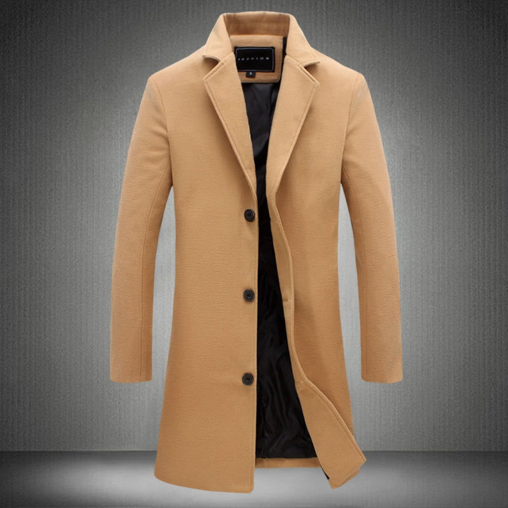 Cappotto Estivo Uomo Monopetto Colletto Classico Slim Fit - Vesarelli