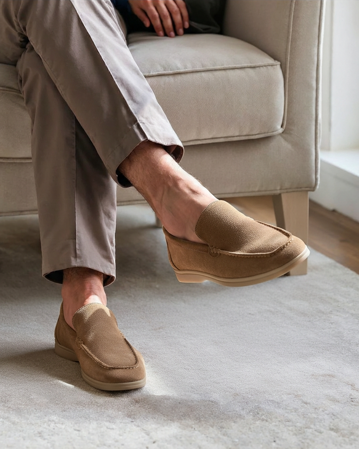 Mocassini Uomo in Camoscio Comfort Quotidiano Eleganti