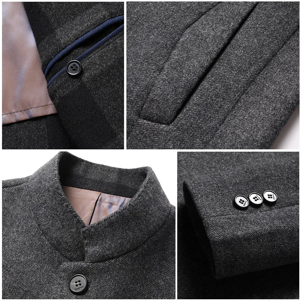 Cappotto Uomo in Lana Doppia Faccia Classico