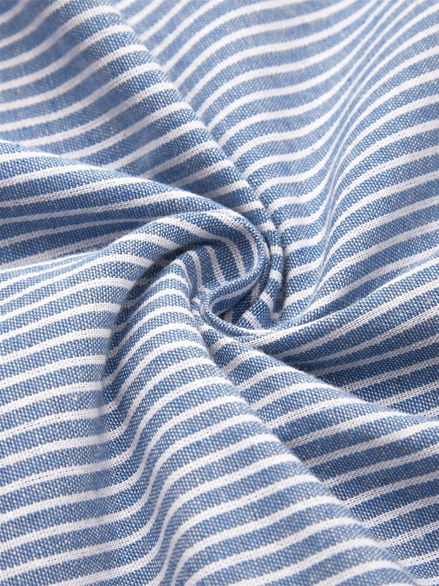 Abito Midi Donna Motivo Geometrico Vestibilità Classica