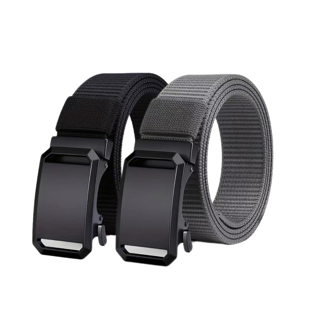 Cintura Uomo in Nylon Resistente Fibbia Automatica Stile Outdoor