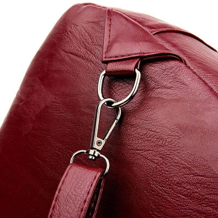 Zaino Mini Donna in Pelle Morbida Compatto con Spallacci Regolabili