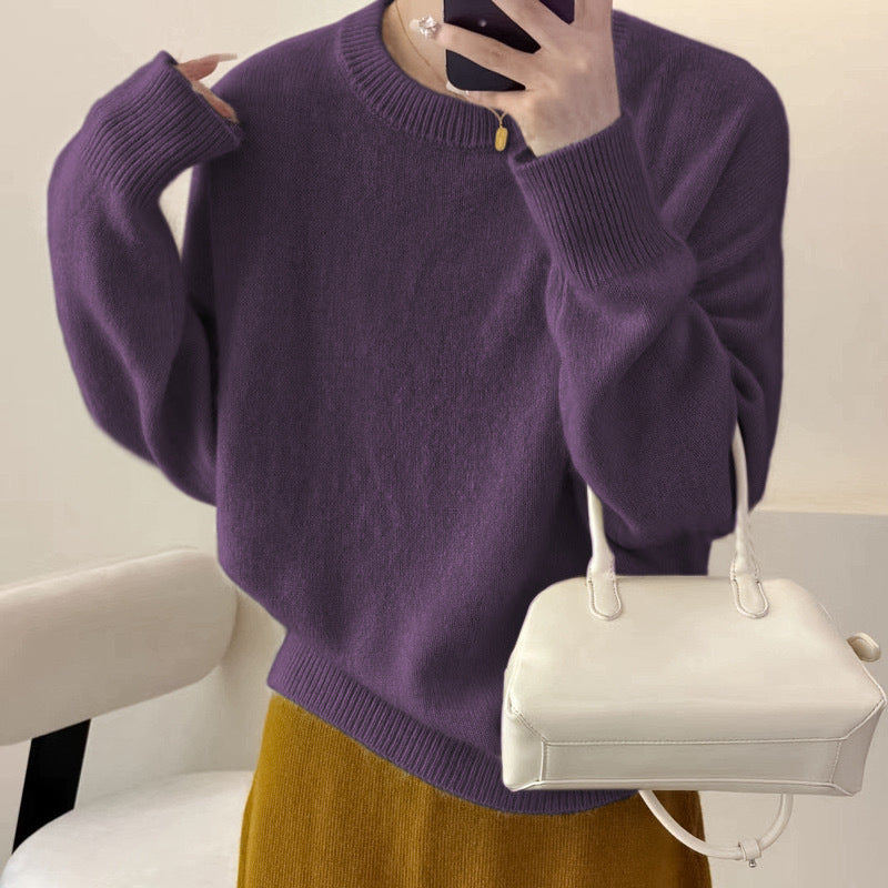 Maglione Donna Oversize in Misto Mohair Ampio