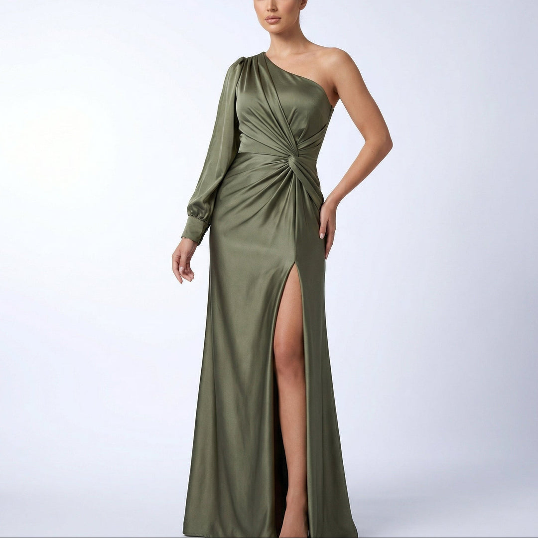 Abito Lungo Donna Elegante Svasato Sera - Vesarelli