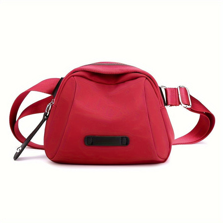 Borsa a Tracolla Unisex in Nylon Compatta - Vesarelli
