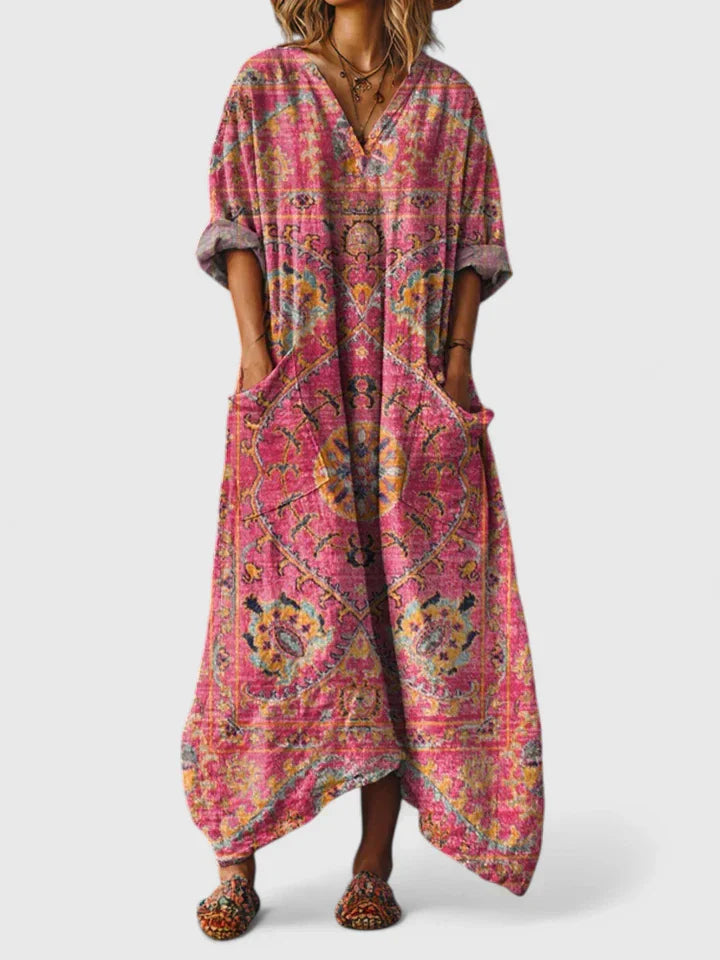 Abito Elegante Donna Vestito Semplice Vestibilità Classica