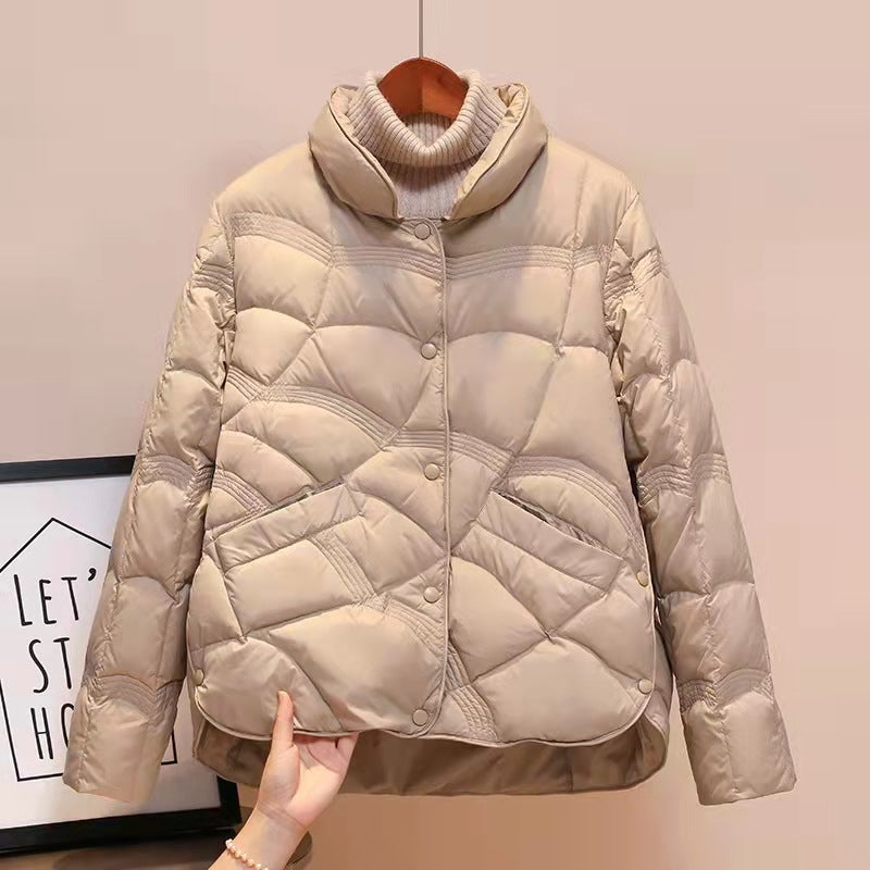 Giacca Trapuntata Donna Leggera Collo Alto Elegante - Vesarelli