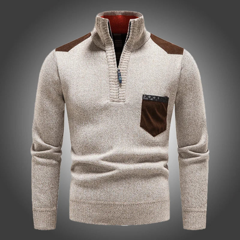 Maglione Uomo Invernale Morbido Girocollo