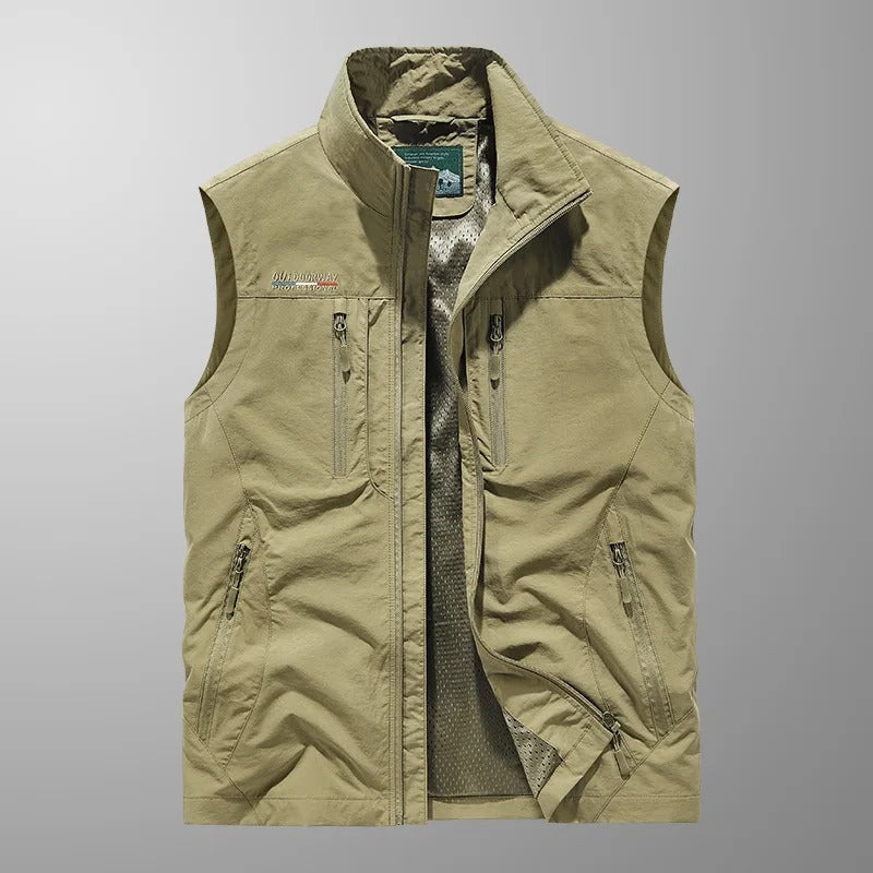 Gilet Uomo Multitasche Leggero Resistente e Comodo