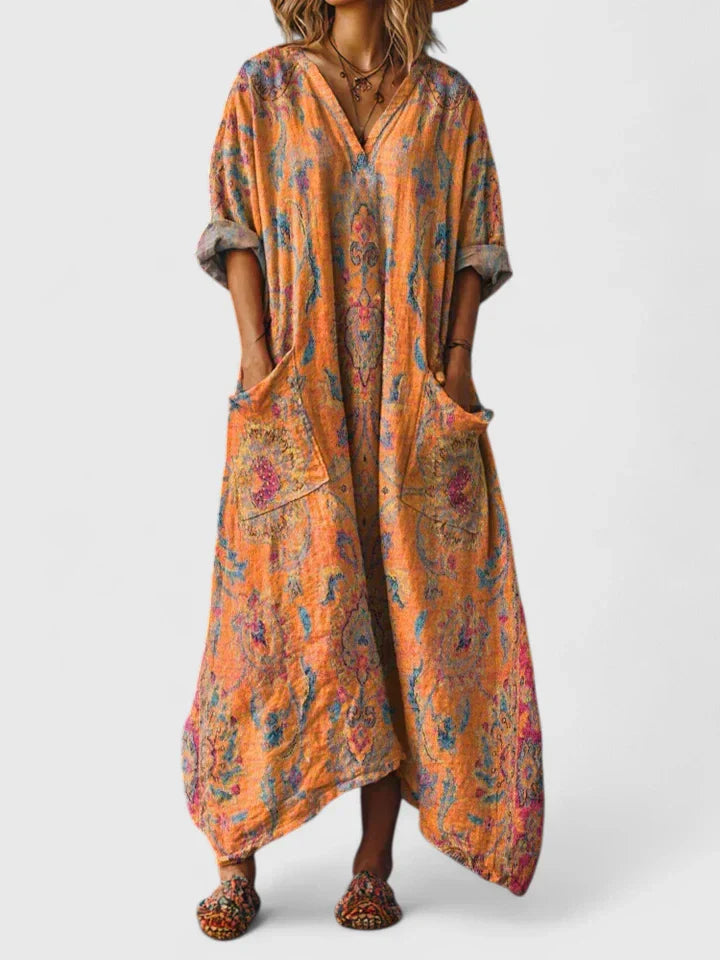 Abito Elegante Donna Vestito Semplice Vestibilità Classica