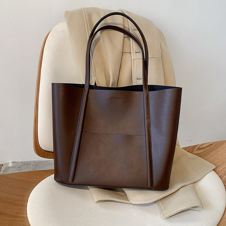 Borsa a Tracolla Donna in Pelle Resistente Spaziosa Chic - Vesarelli