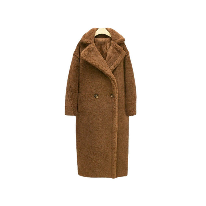 Cappotto Lungo Donna in Pelliccia Sintetica Morbido Elegante - Vesarelli