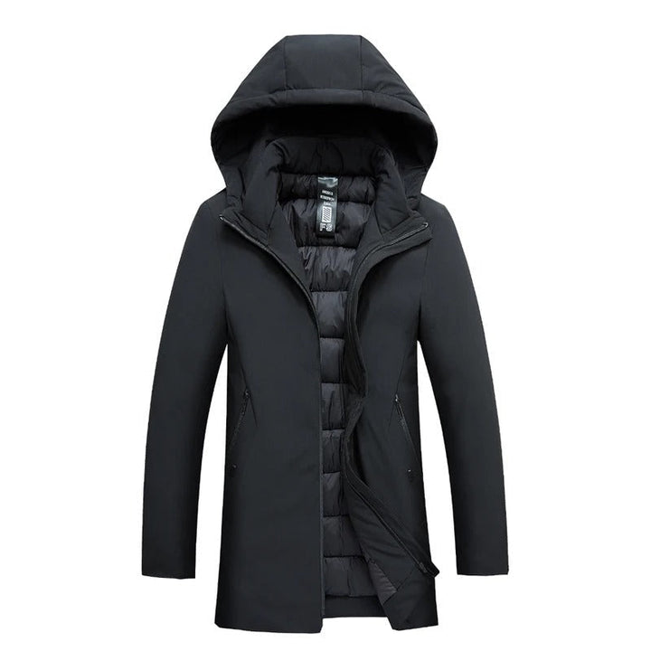 Parka Uomo con Cappuccio Imbottito Caldo Medio - Vesarelli