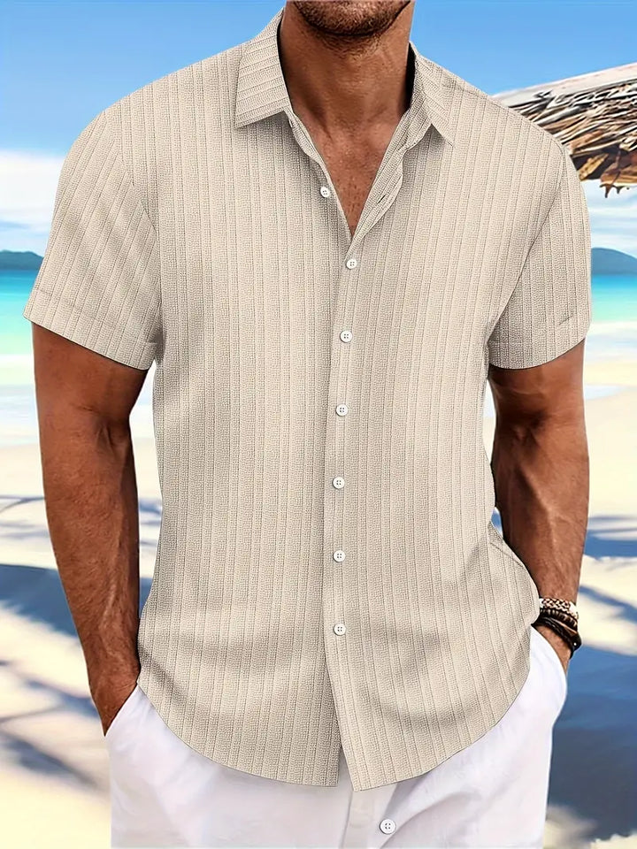Camicia Uomo Estiva Ultraleggera Stile Disinvolto - Vesarelli